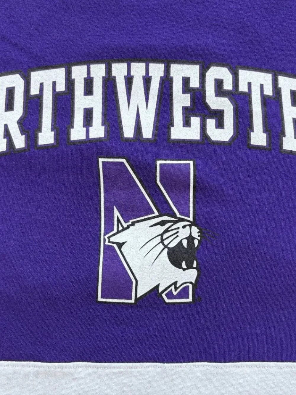 Northwestern University Wildcats Handmade reworked 16